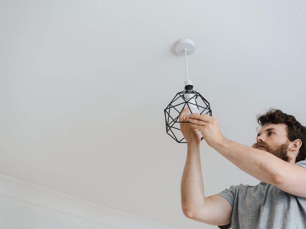 Hanging a new light fixture — BuildMan Electrical & Smart Home Toronto
