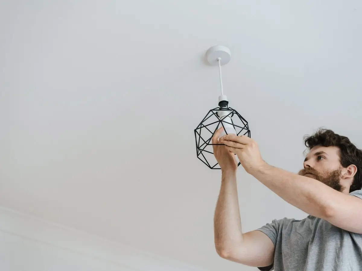 Hanging a new light fixture — BuildMan Electrical & Smart Home Toronto