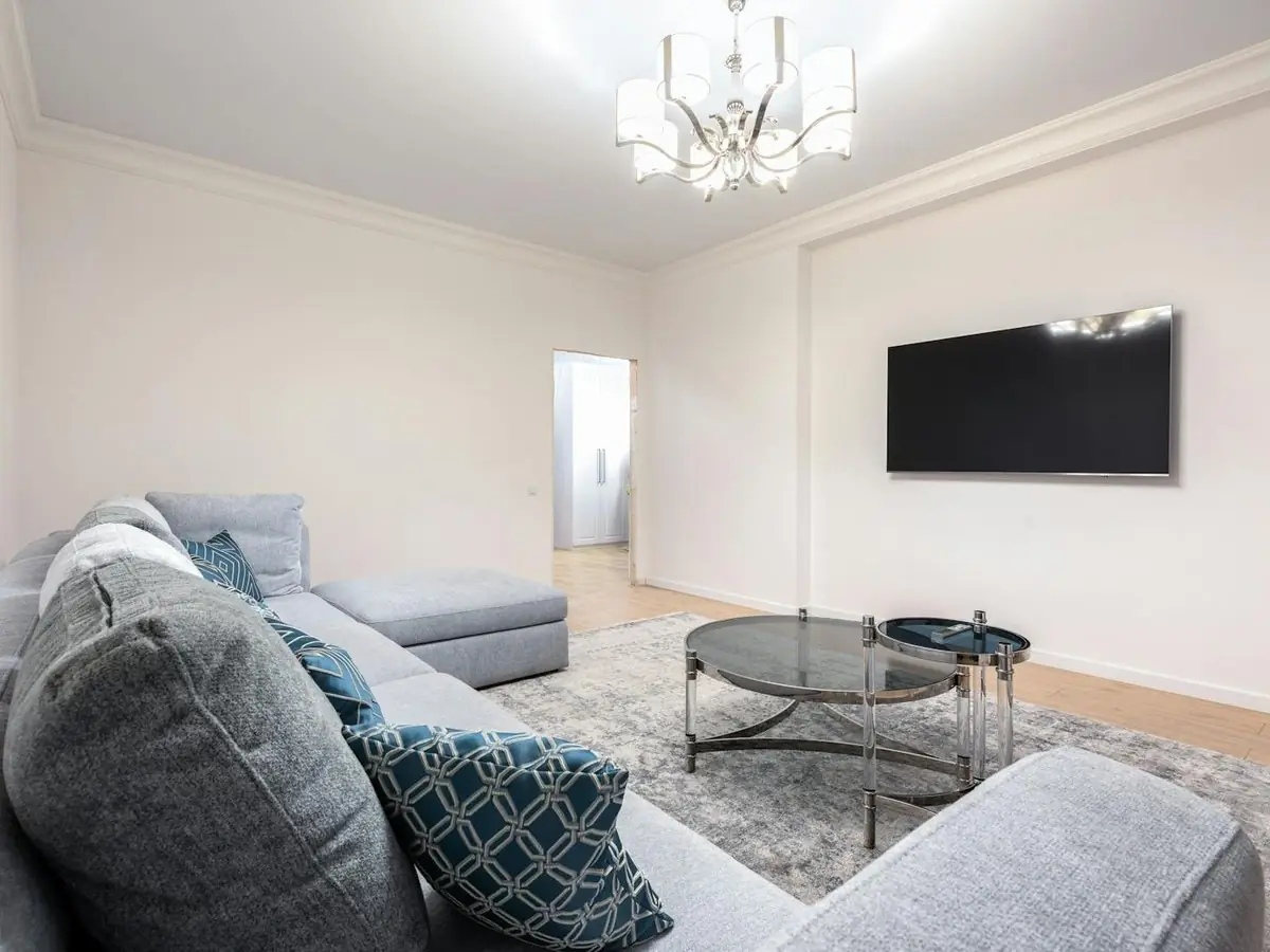 Mounted TV in a modern living room — BuildMan TV & Wall Mounting Toronto
